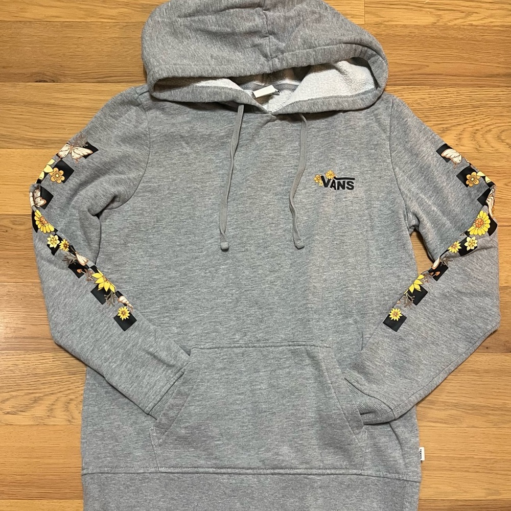 Vans Hoodie with Floral sunflower detailing